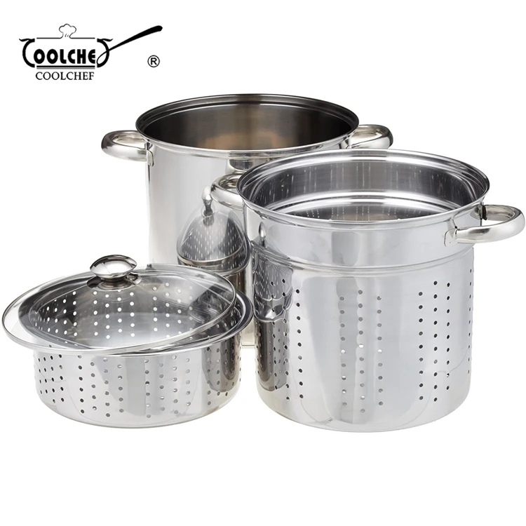 New Product Top Quality Spaghetti Pasta Pot Combo With Strainer