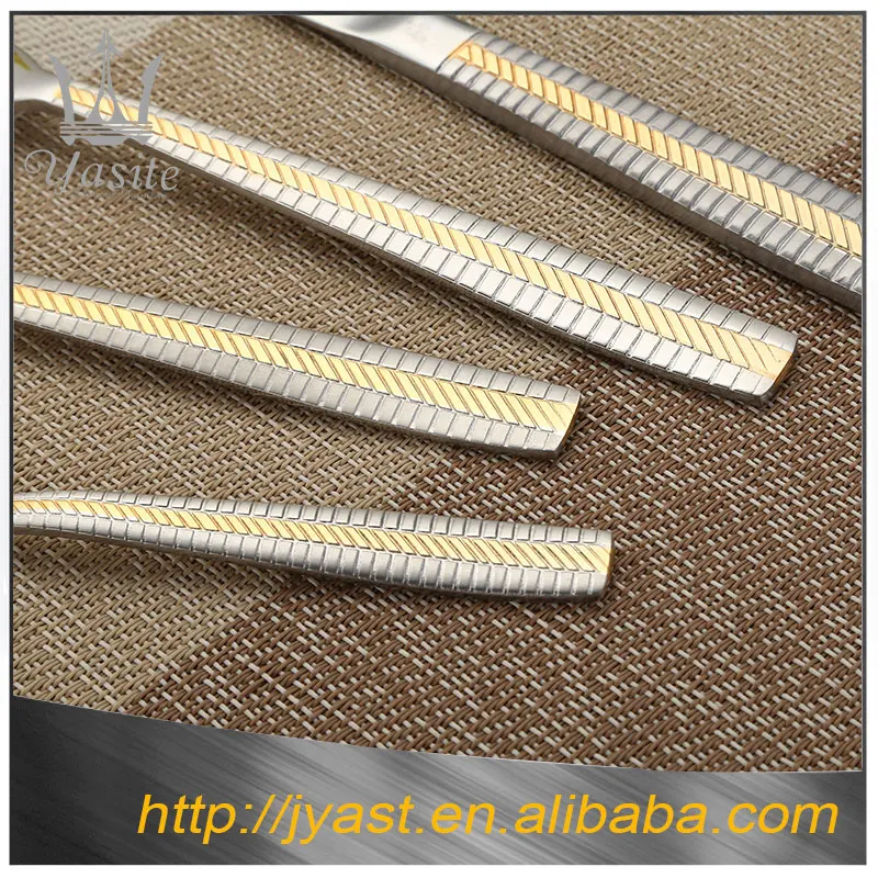 2016 Турция посеребренные 18/10 столовые приборы из нержавеющей стали вилка и ложка набор