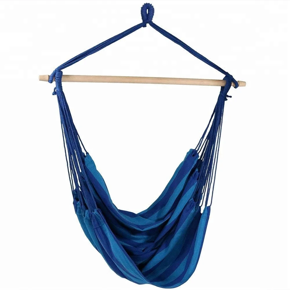 Cotton Fabric Hanging Hammock Chair