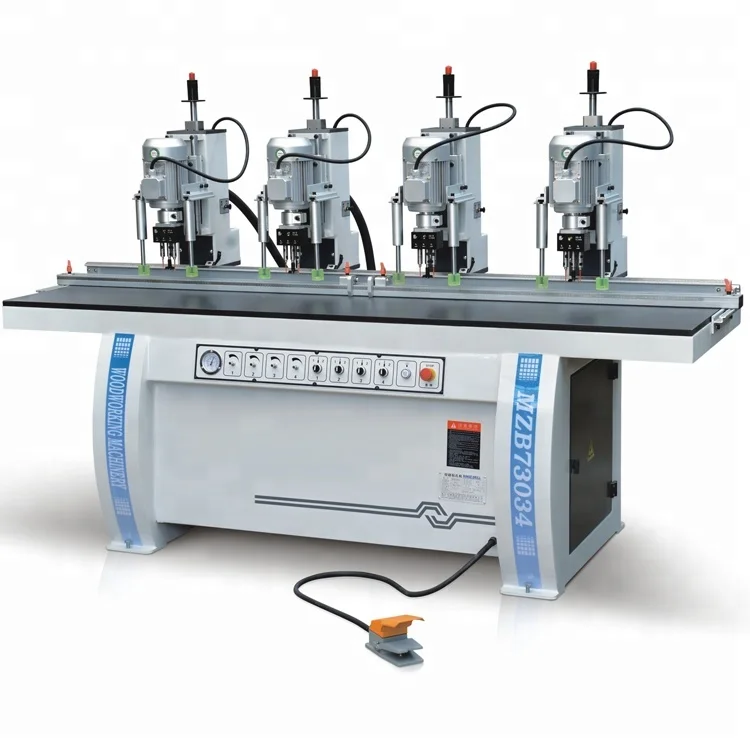 MZB73034 Semi-auto Four Head Hole Drilling Machine Hinge Drilling Machine Hinge Boring Machine With Four Heads