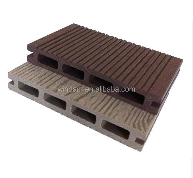 
Different Color and Surfaces Wood and Plastic Composite Decking China 