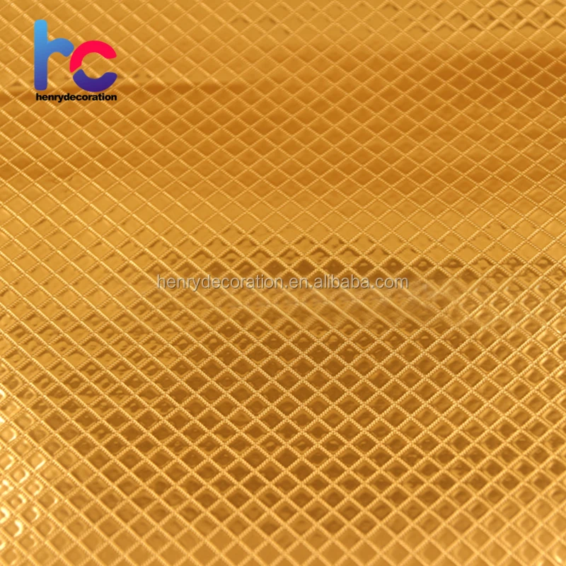 Self adhesive holographic vinyl film waterproof contact paper gold pvc membrane foil for mdf