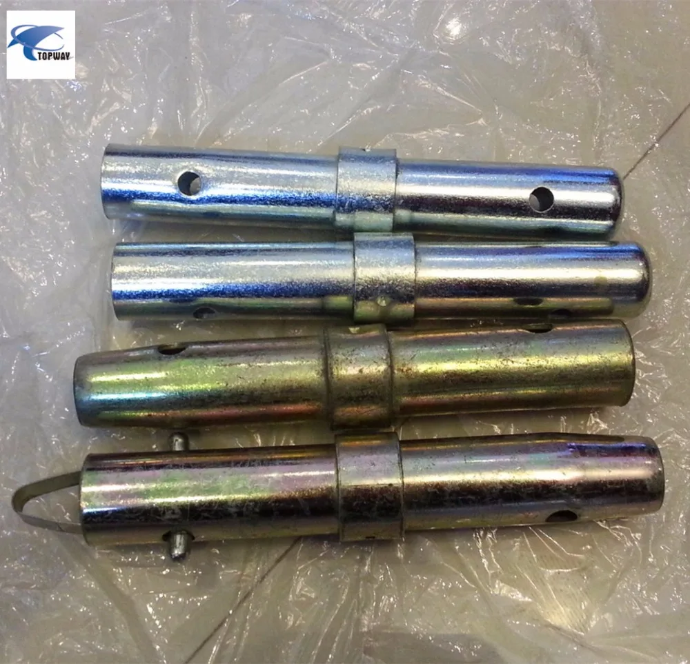 Scaffold Coupling Pins w/1' collar without spring clip spigot for frame scaffolding
