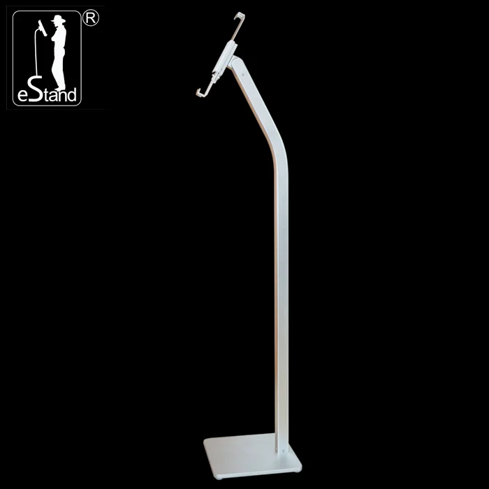 eStand BR22022Q free flooring tablet stand adjustable aluminum clamp for ipad pedestal