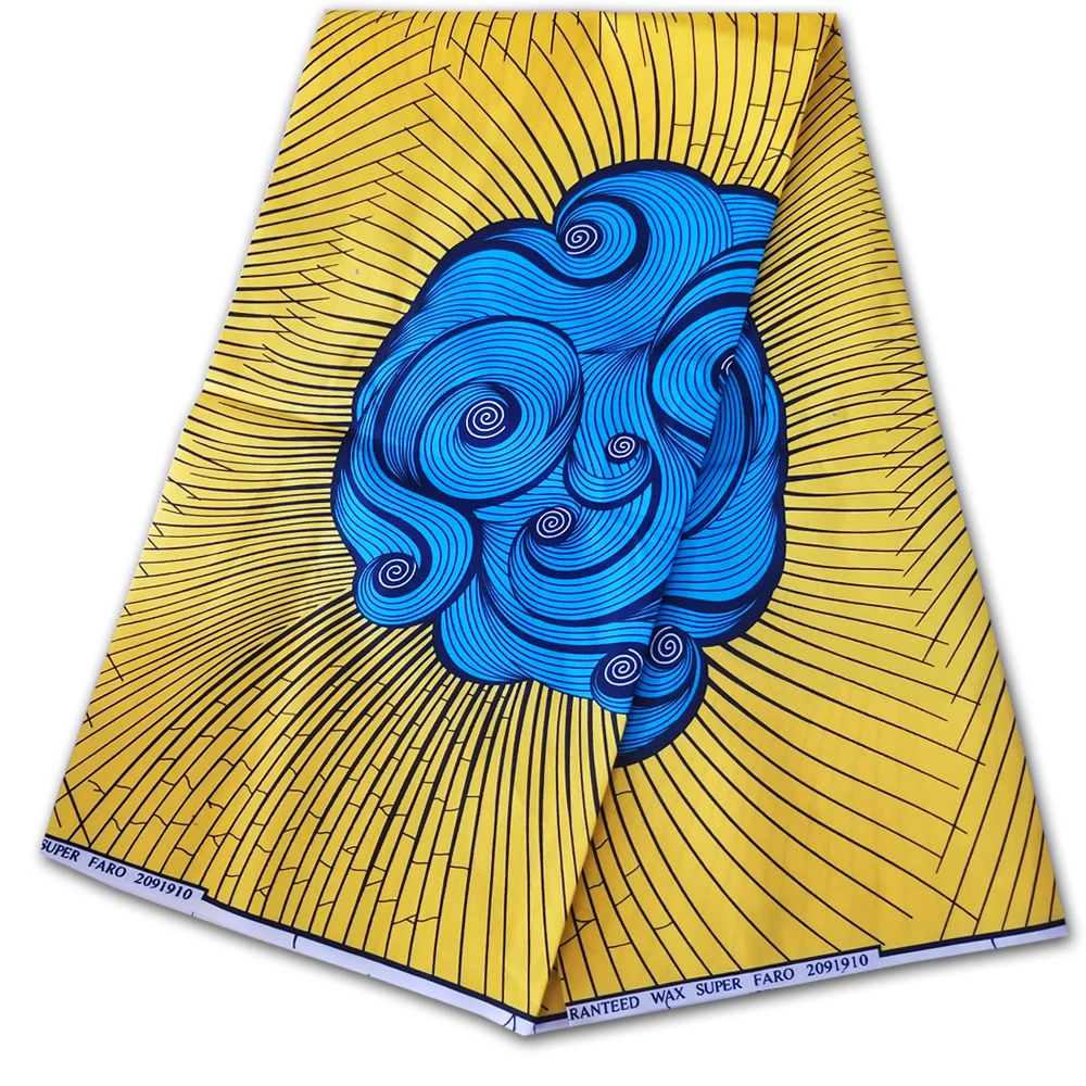 
African wax print 100% Polyester wax print fabric 