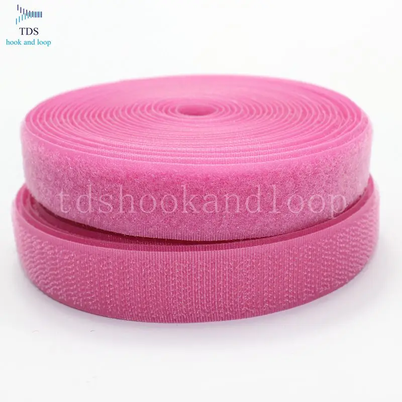 Customized colorful hook and loop tape for sewing