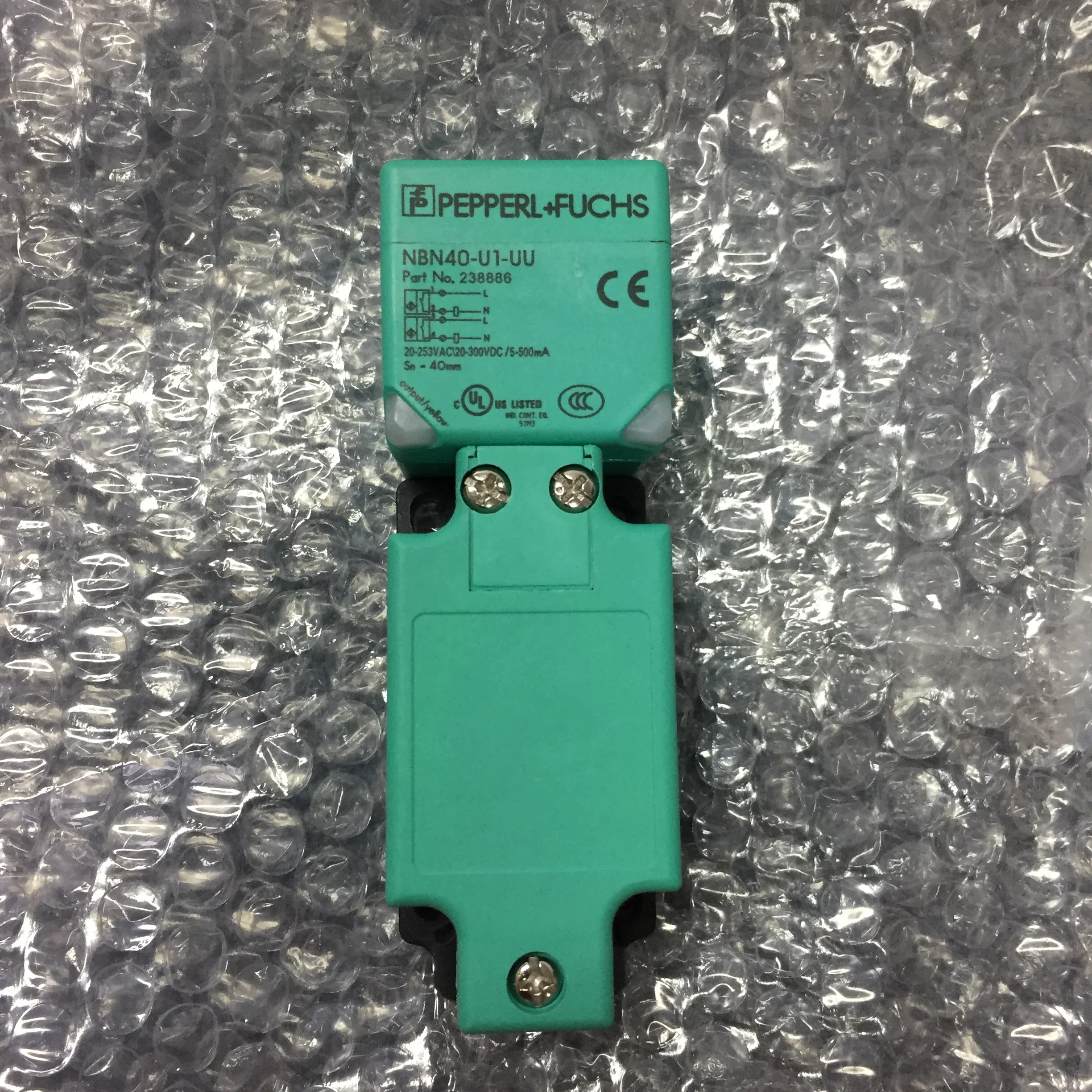 Proximity switch NBN40-U1-UU induction rectangular switch AC and DC normally open + normally closed sensor