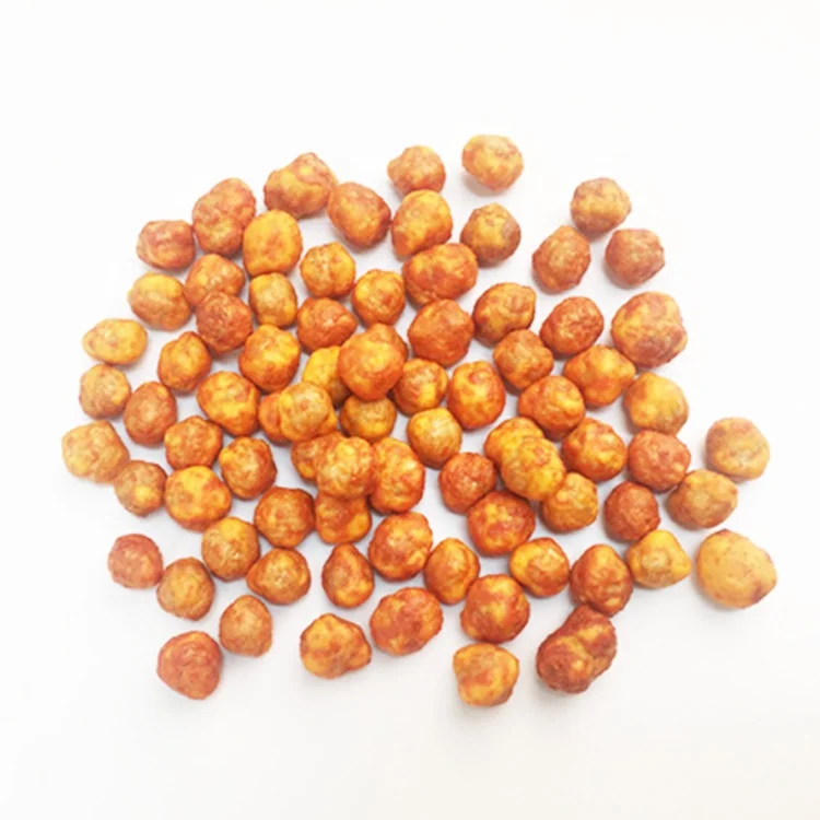 Crispy VEGAN coated sriracha flavor Fried coated Green peas spicy and Garlic flavor