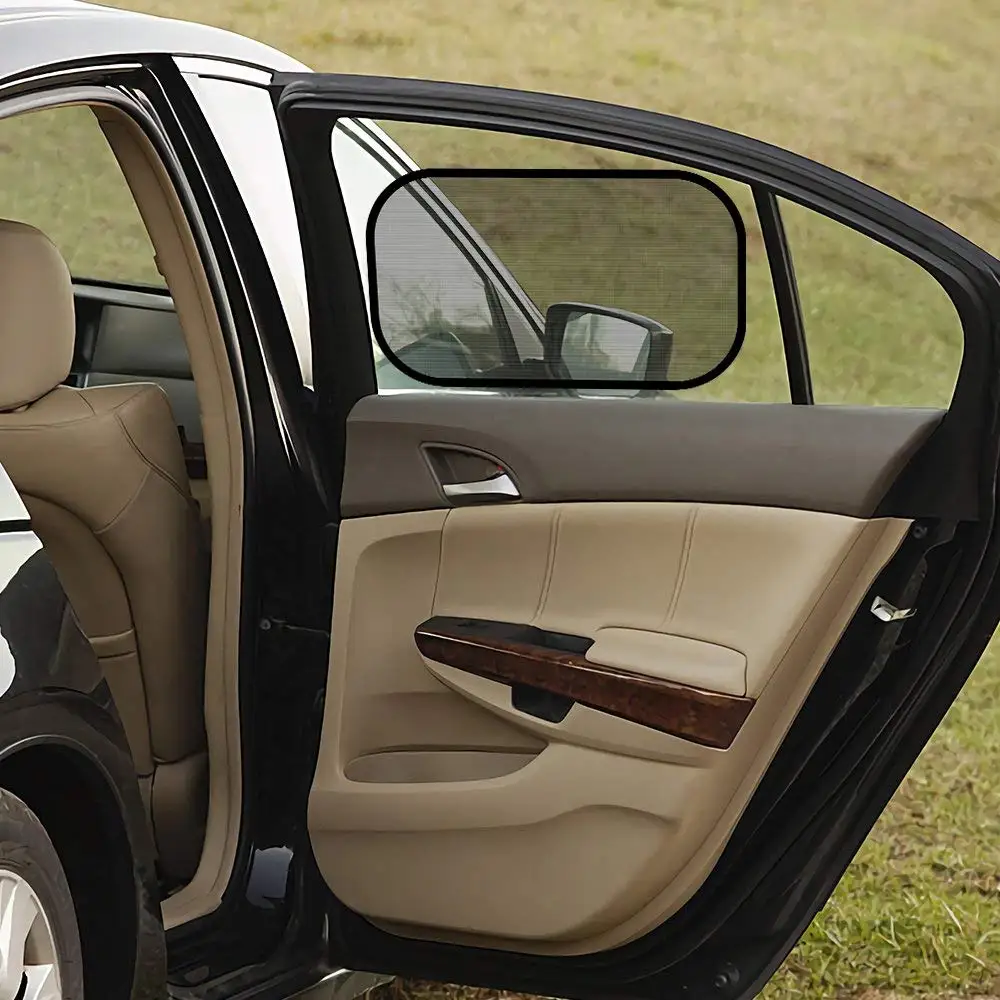 
High Quality 80gsm Nylon Mesh Static Cling Film Car Sunshade 