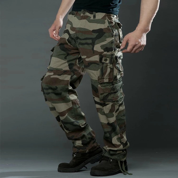 wholesale  camouflage 6 pocket mens cargo pants