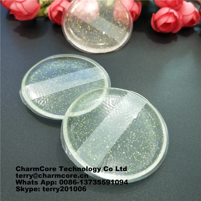 Silicone Blender Round Puff Soft Pure Silicone Puff For Make UP Powder And Face Cream