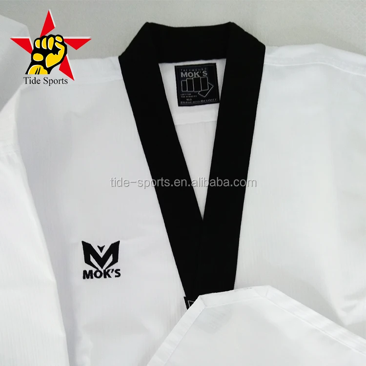 Promotional Cheap Taekwondo Training Clothes Custom Logo  Taekwondo Suits