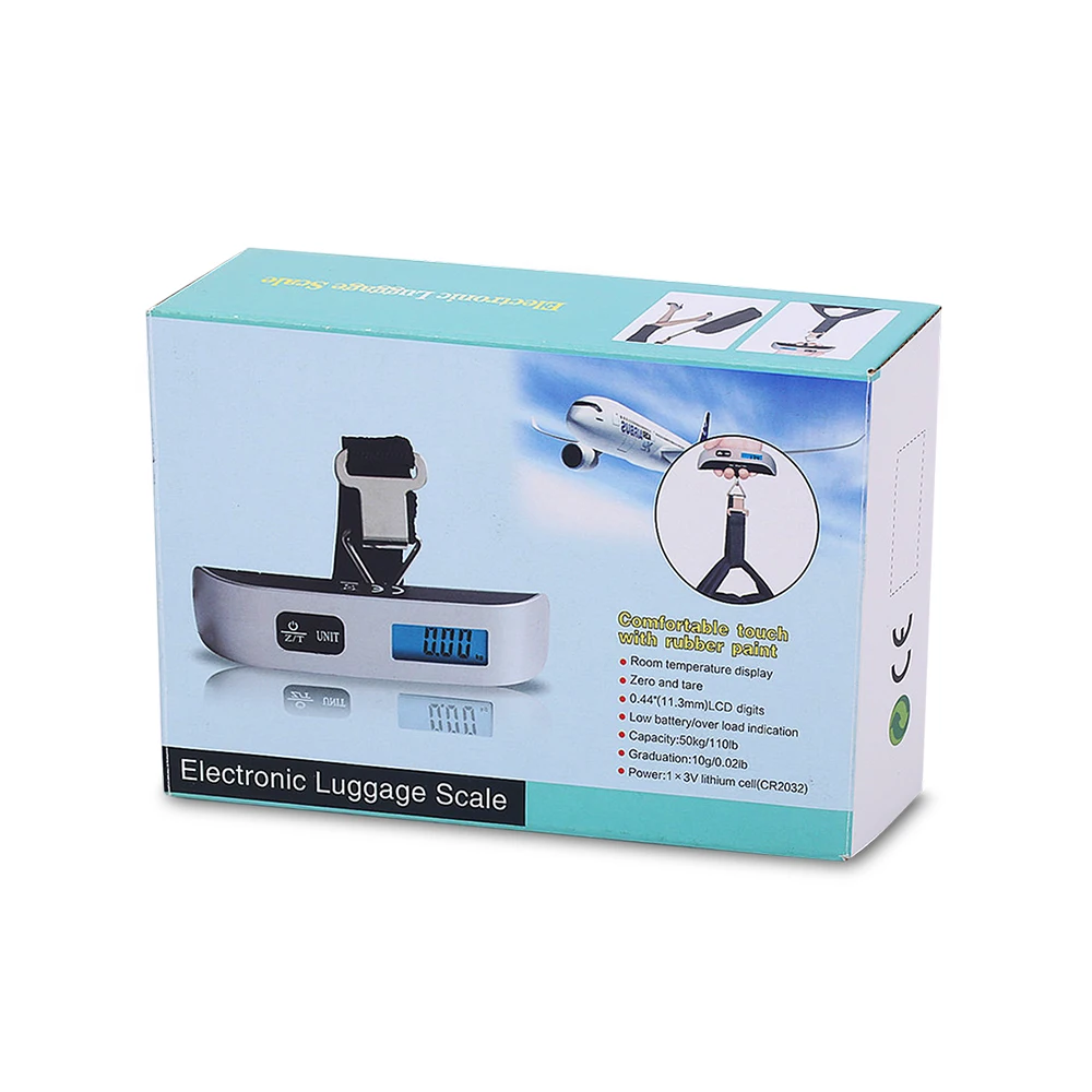 Mini 50KG Basculas Digital Weight Machine Hanging Weighing Scales Smart Travel Luggage Scale Portable Electronic Weighing Scales