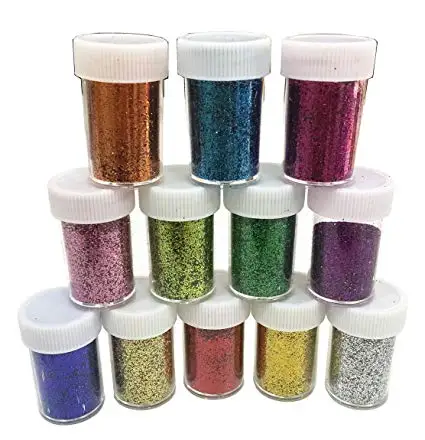 
China Wholesale Glitter DIY glitter shaker christmas polyester bulk glitter 1 kg for solvent paint 