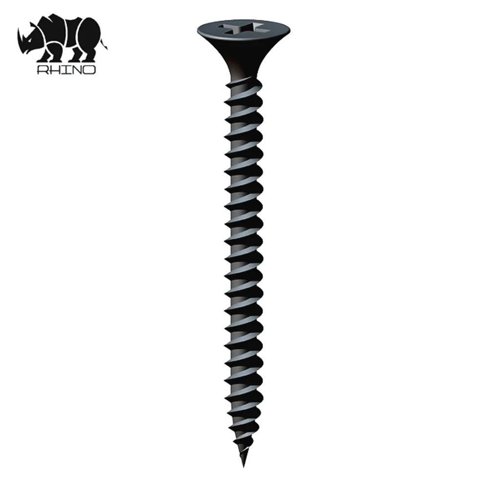 Factory Supply Bugle Head Black Phophating Quality Drywall Screw
