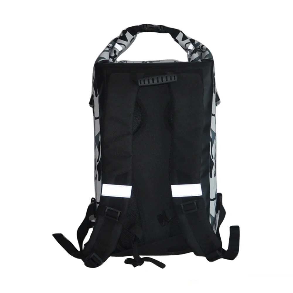 Custom logo 30L 40L 45L best heavy duty PVC tarpaulin welded seams motorcycle waterproof dry bag backpack