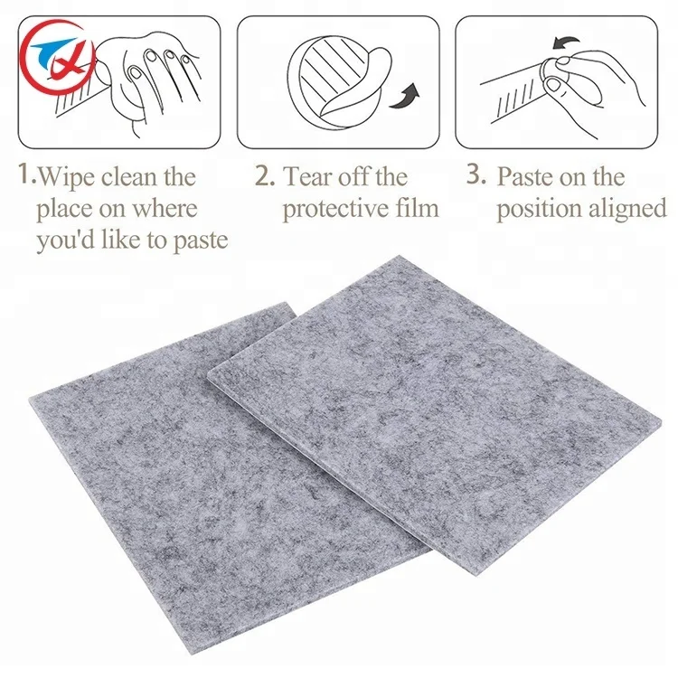 Best selling bulk 8mm round furniture adhesive felt pads