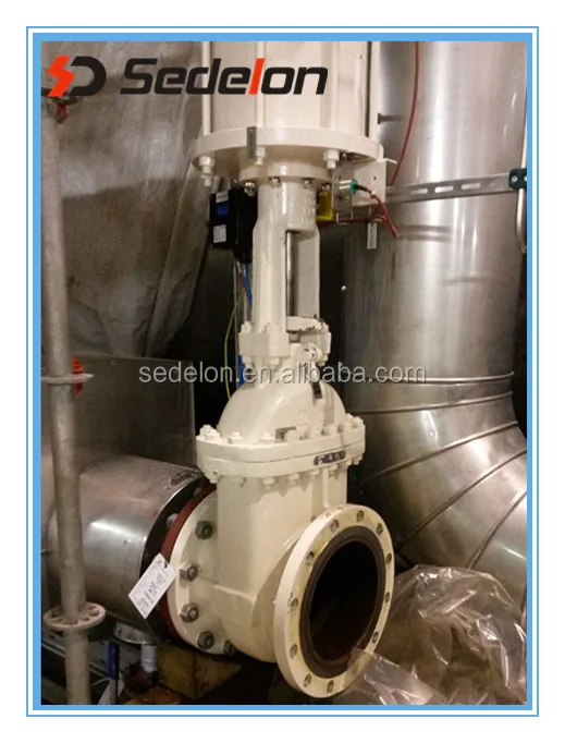 
sedelon gate valve with pneumatic actuators and manual manufacturers 