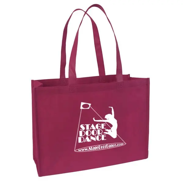 wholesale Eco-Friendly Non-Woven Shopping Tote Bag - Medium Size custom logo bag shopping  promotion shopper