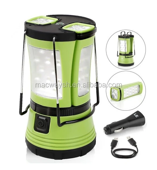 
LED Camping Lantern Flashlights - Hurricane Emergency Tent Light - Backpacking, Hiking, Fishing, & Outdoor 