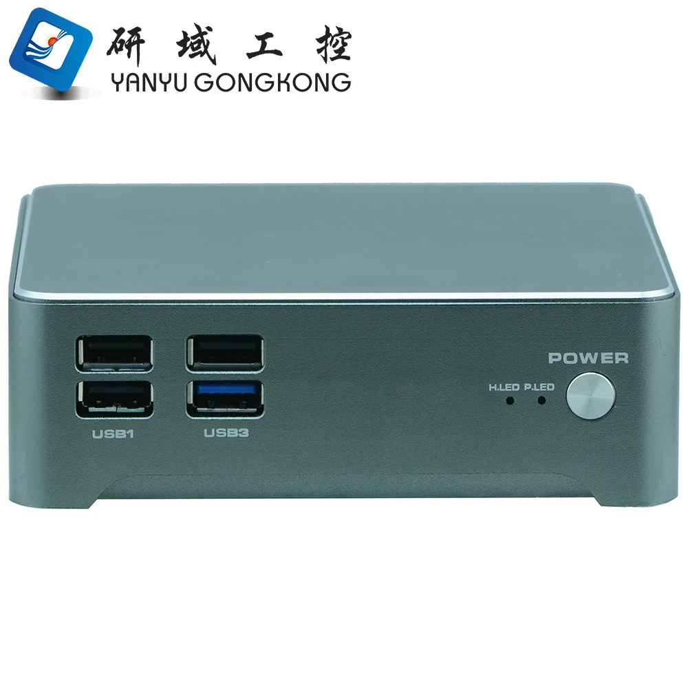 N3919SZ безвентиляторный алюминиевый настольный мини-ПК J1900 Win10