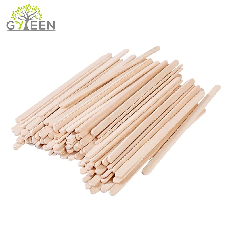 150mm Natural Biodegradable Wood Tea Stir Stick