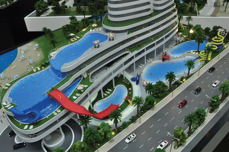 Architecture Scale Model for Hotel