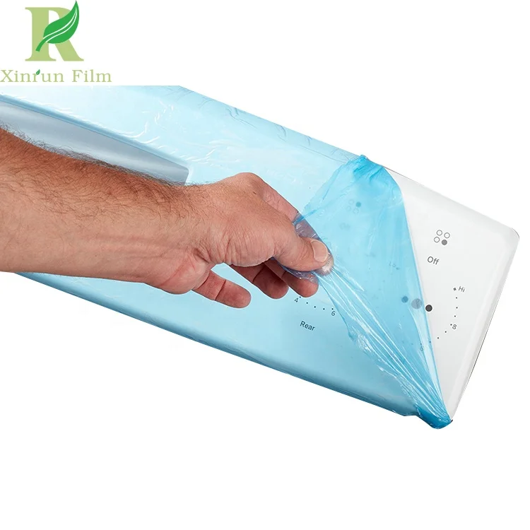 Scratch Against Self Adhesive PE Blue Protective Film for Plastic Sheet