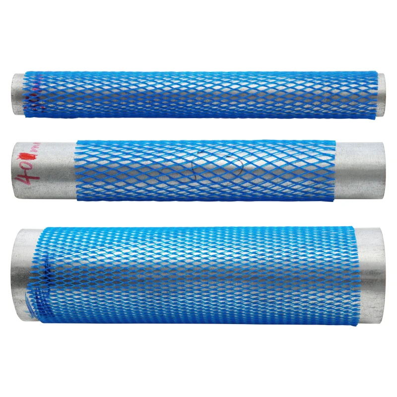Stocked PE mesh sleeve net elastic tubular protective netting