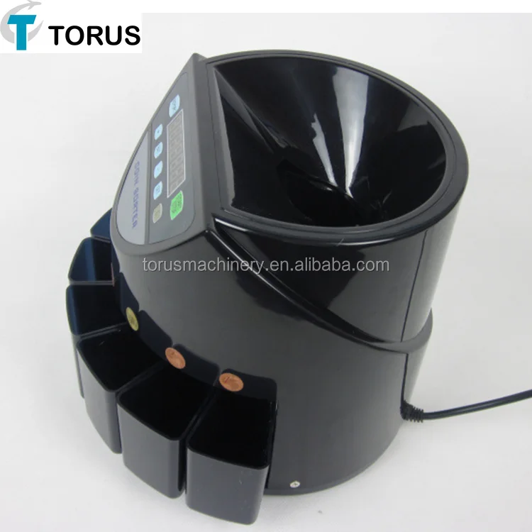 New low cost plastic coin counter With 8