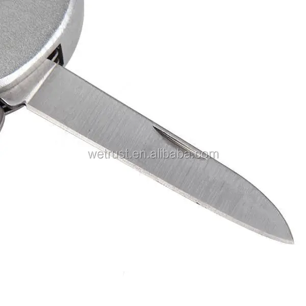 Multifunctional Aluminum Alloy Carabiner Hook Climbing Buckles with Foldable Knife and Screwdriver Carabiner Knife