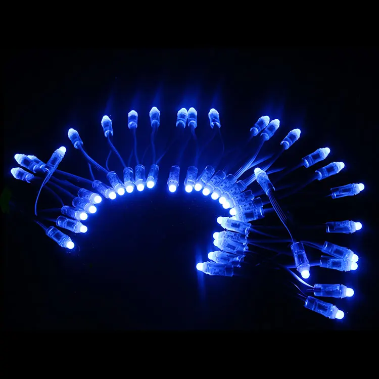 12 мм 5 в В Рождественский светодиодный IP67 Водонепроницаемый Полноцветный WS2801 адресный