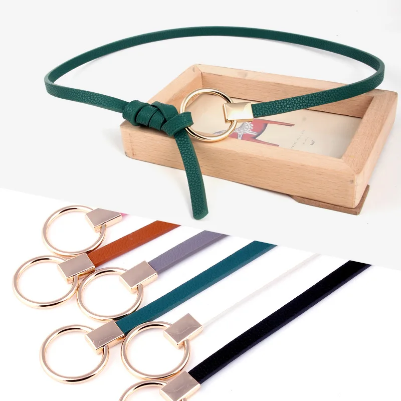 2019 New fashion style for woman belt PU dress women belt slim stylish belt stock