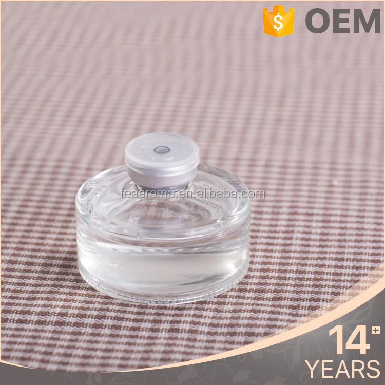 
Round Shape Best Luxury Wood Natural Material Music Aroma Reed Diffuser Glass Bottle 