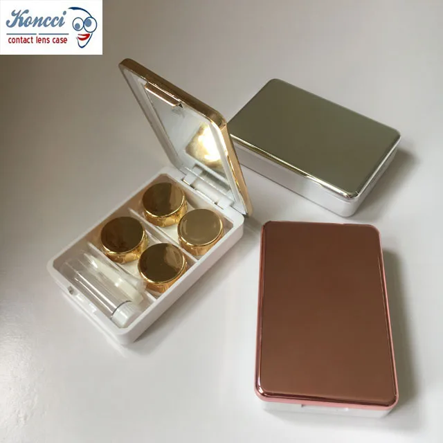 cosmetic fresh looking contact lens travel kits eyekan contact lens box A-8062