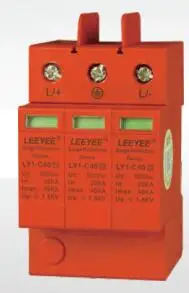 Солнечный DC устройство защиты от перенапряжений 3 P 800 В LY1-C40 40Ka
