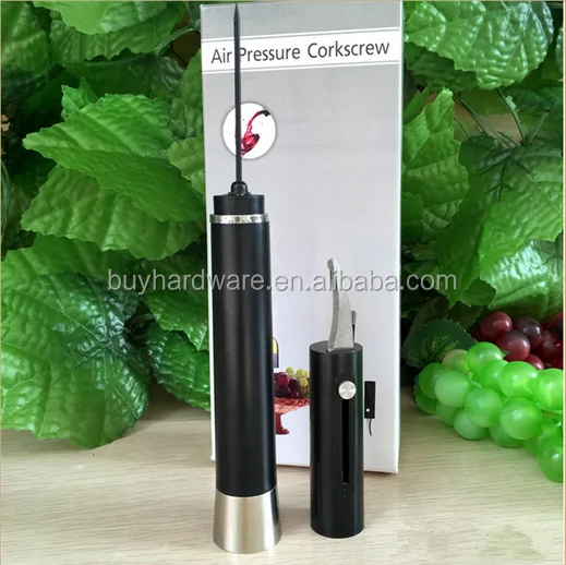 
Stainless steel rechargeable electric wine opener with foil cutter wine corkscrew 