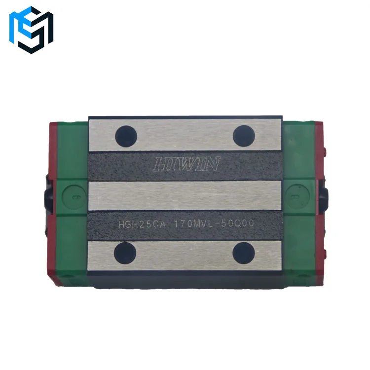 Big Linear Sliding Parts Cnc Hgw Linear Guide Shenzhen Hiwin HGH25CA H25C Block