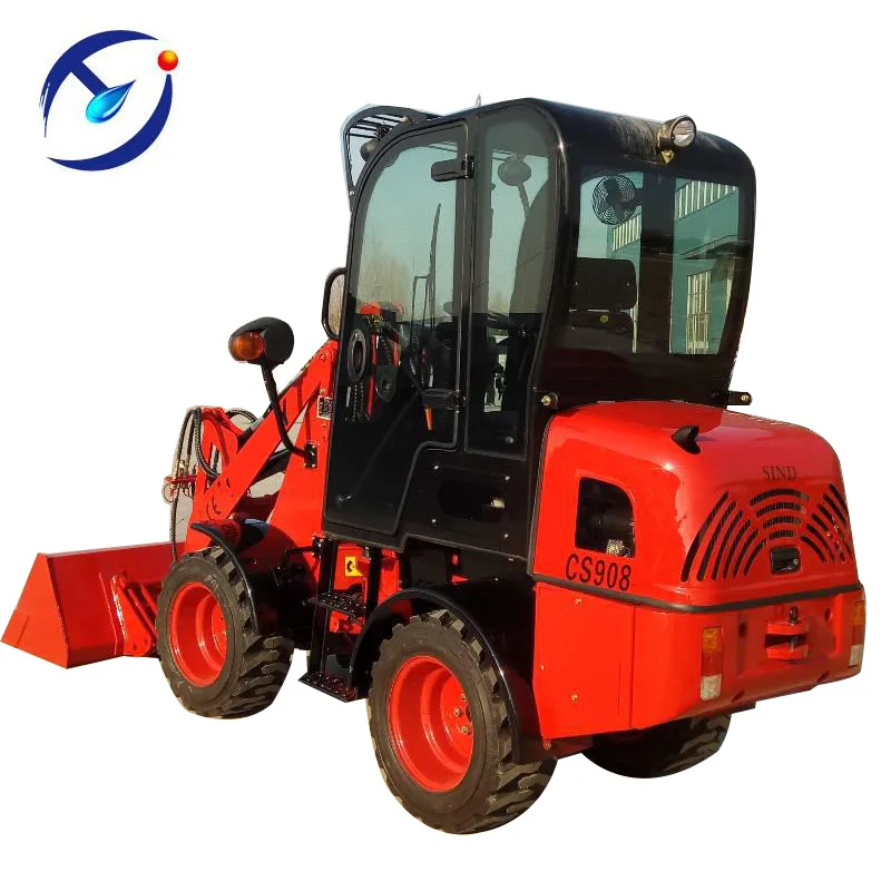 1000kg Mini Wheel Loader with Chinese Hydrostatic Transmission System