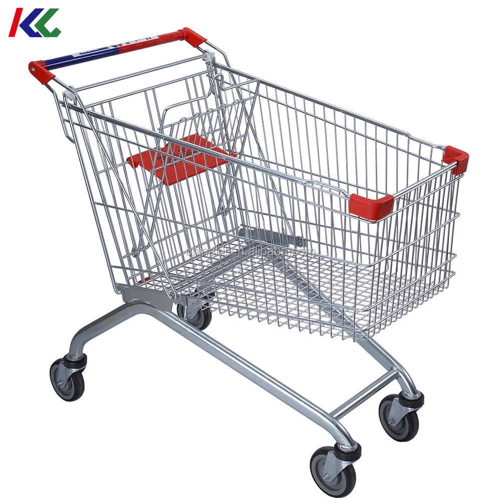 Euro Style Supermarket Shopping Trolley Cart