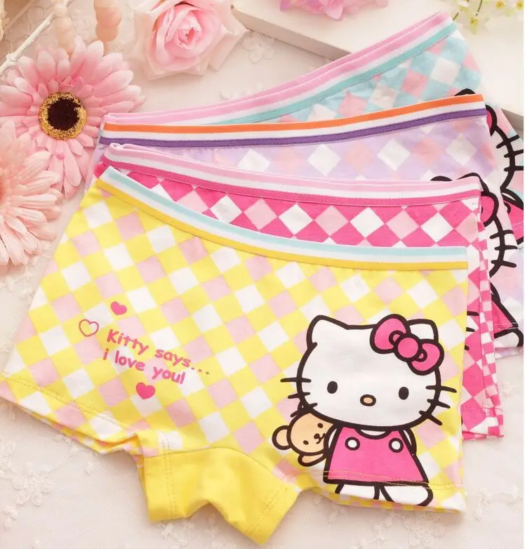 4pcs lot Children kids girls cartoon character underwear Briefs Panties underpants tnn8133