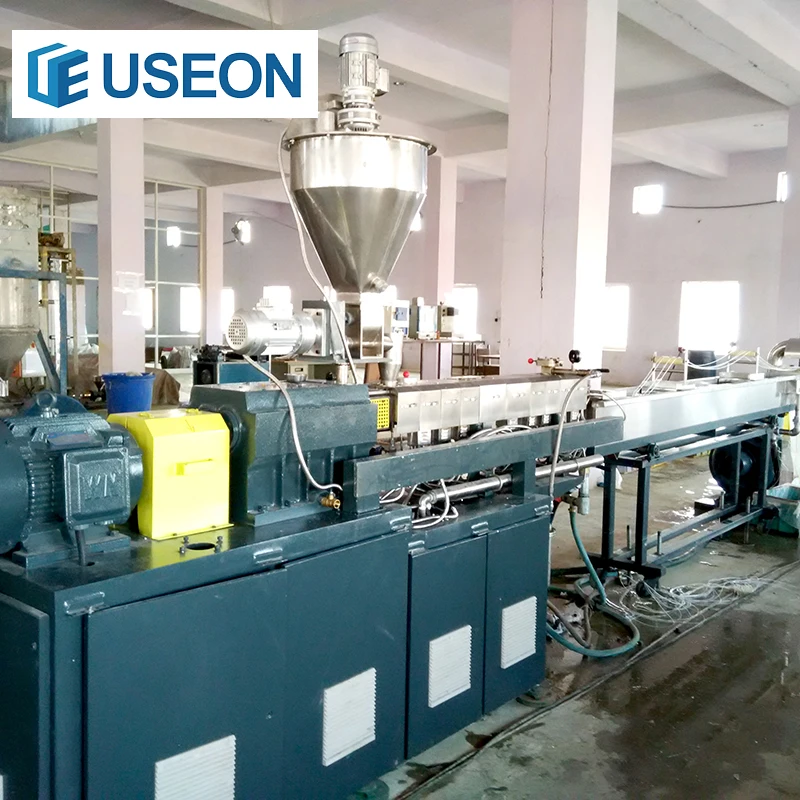 Well designed pp pe, pvc, ABS plastic granule extruder Small extrusion machine