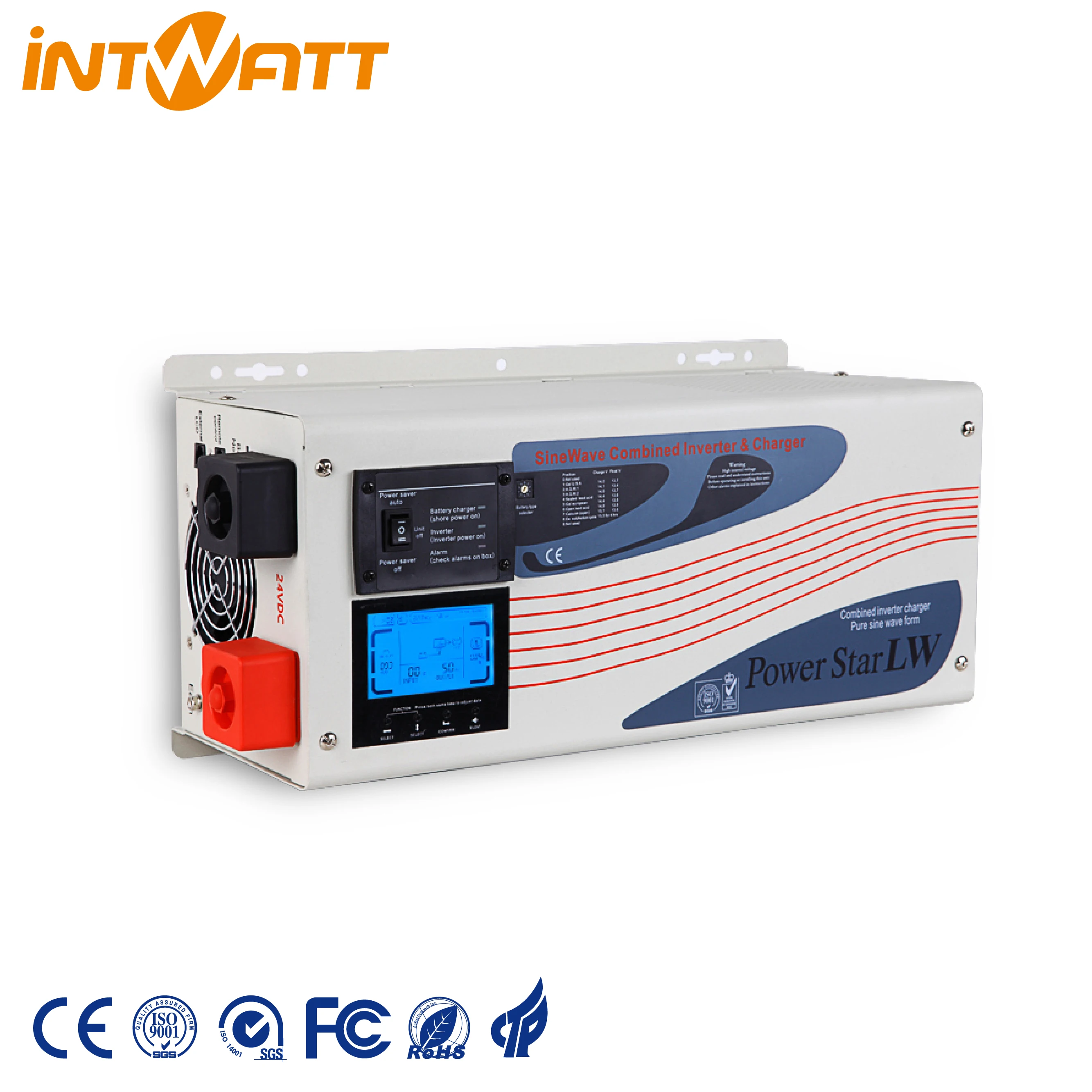 Pure Sine Wave Inverter Low Frequency 2KW 3KW charger converter 24V 12v dc to ac 220v sin wave 1500w inverter onda pura edecoa
