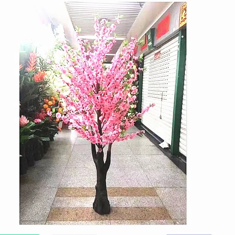 Chinese Supplier Artificial Peach Blossom Tree For Wedding Decoration