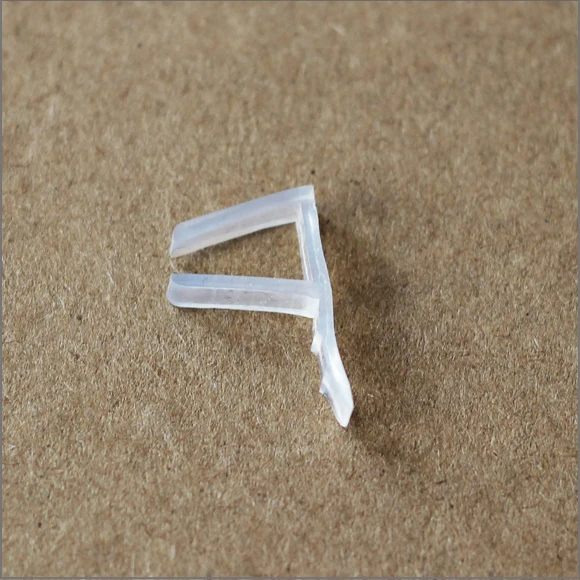 fan-shaped glass door Guard Fitting Enclosure Anti-aging Flexible Transparent silicone seal strips