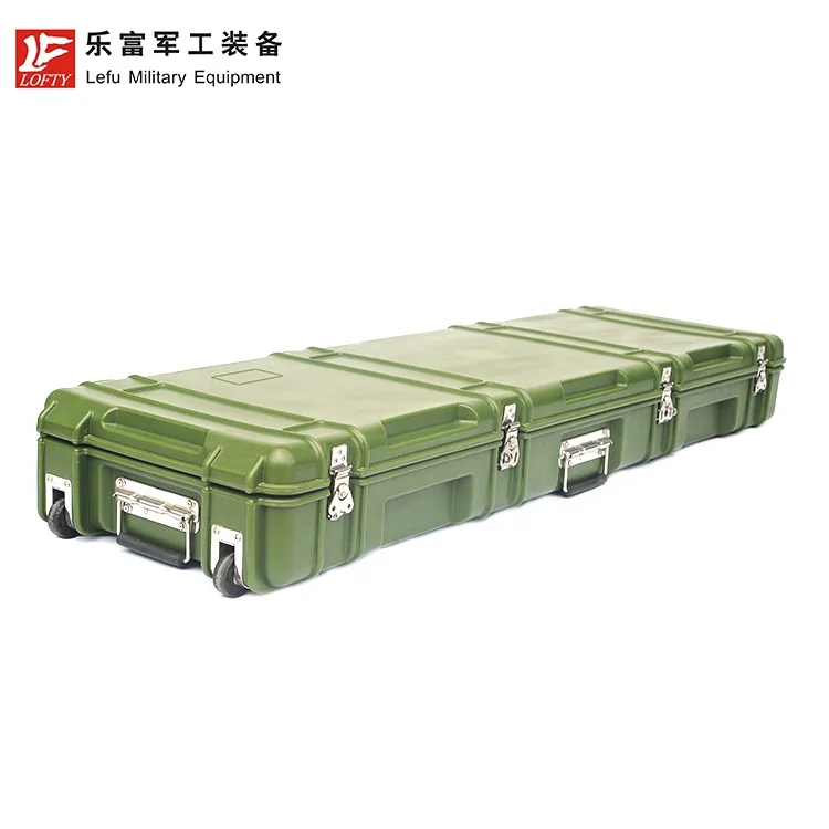 
Waterproof military long hard plastic gun case 