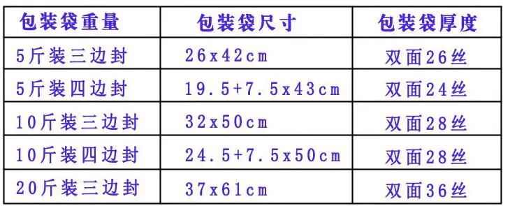 
Plastic Bag From Rice Husk Big Pp 1Kg Plastic 5Kg Package Basmati 2.5 25 Kg Rice Sack Bag 