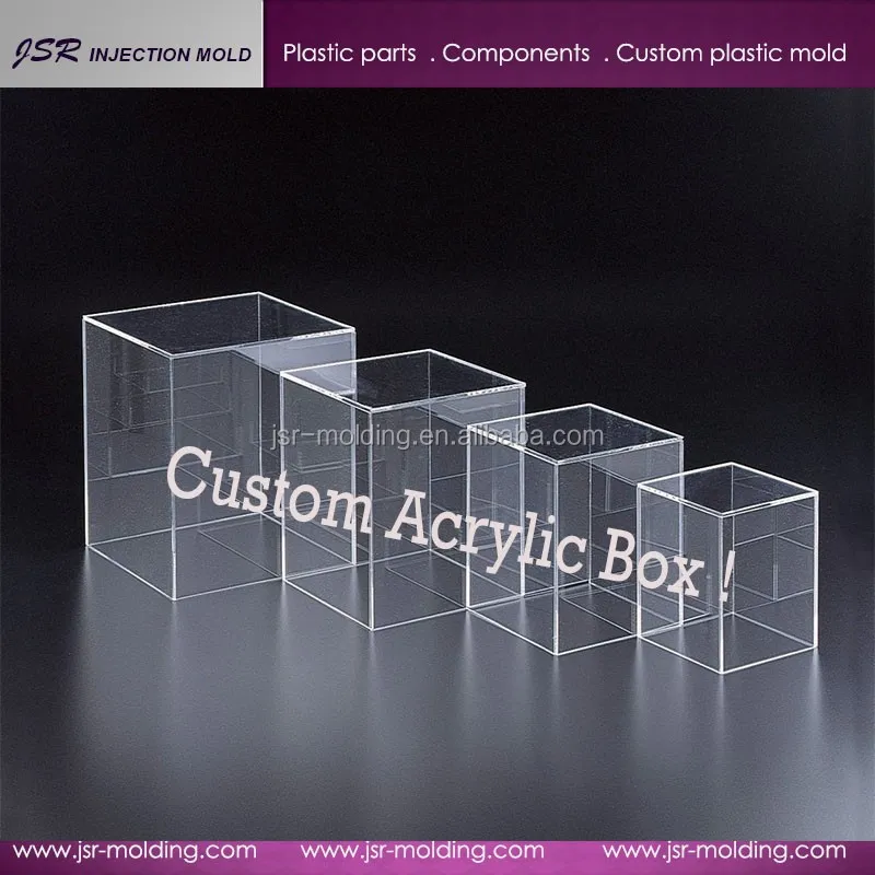 
China alibaba ! Dongguan manufacturer supply a large amount of customized Small-middle Sized clear acrylic box 