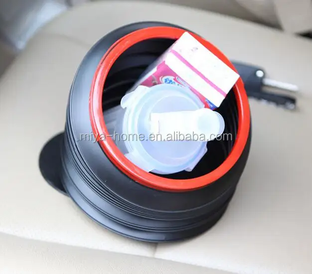 Portable 4L Folding Water Bucket Plastic Container / Folding Fishing Water Pail Storage Box Trash / Collapsible Car Bucket