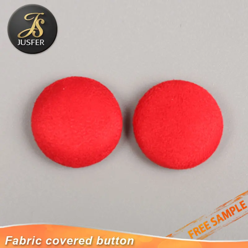 New custom shoe decoration accessories with rivet fabric cover button flat back